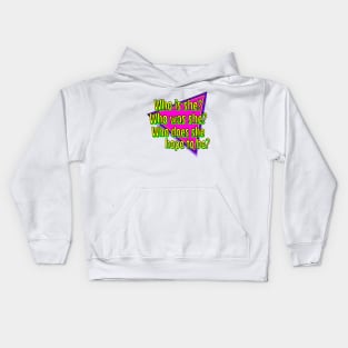 Who is She? Kids Hoodie